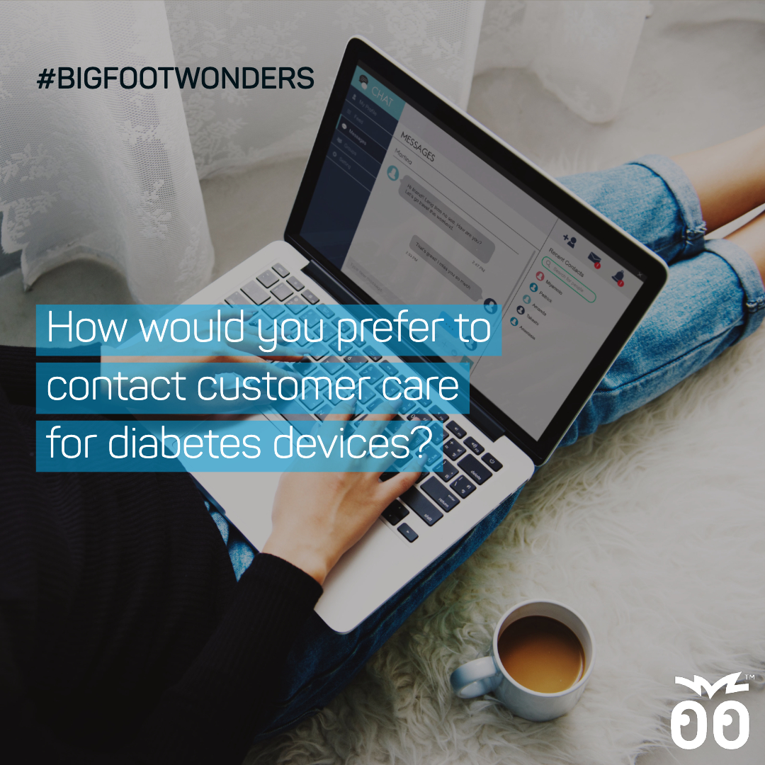 Bigfoot Wonders - Week 037 - How would you prefer to contact customer care for diabetes devices_